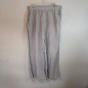 Sigrid Olsen 100% linen Minimalist Quiet Luxury resort vacation beach travel XL